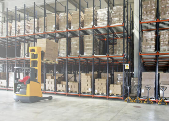 excess stock in warehouse