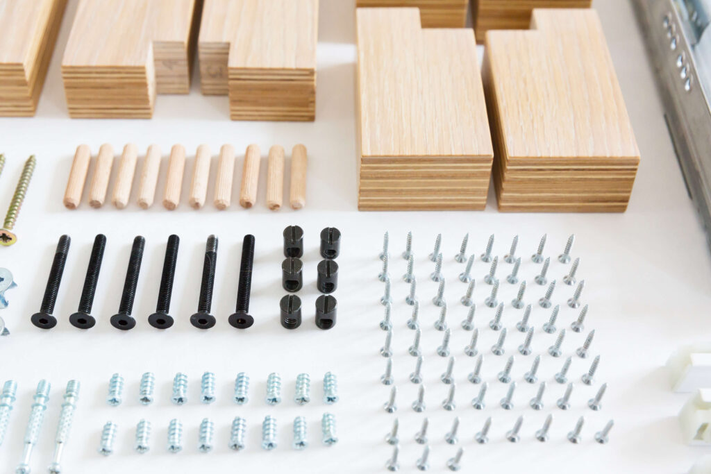 Furniture items laid out ready for assembly inventory control techniques for the furniture industry