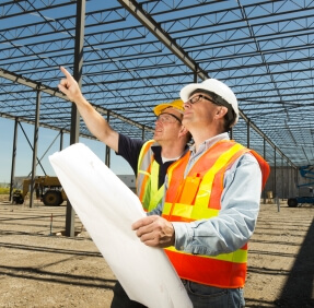 Construction Materials workers collaborating