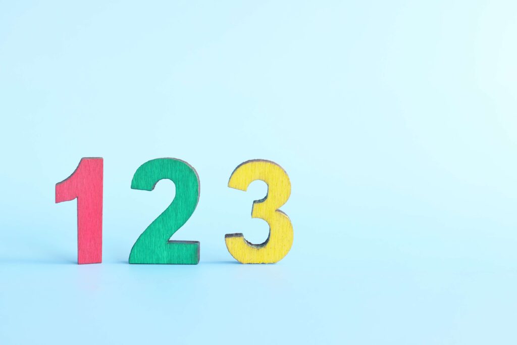 A red one, green two and yellow three on a pale blue background purchase planning, basics, considerations and best practices
