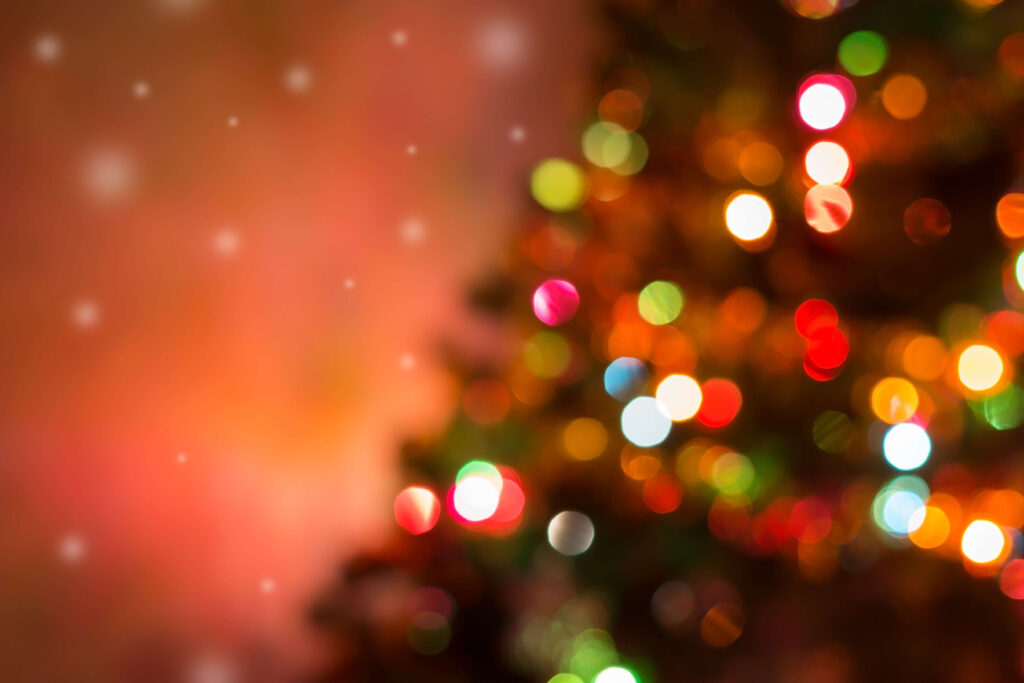 Blurred Christmas tree Seizoensinvloeden en een betere vraagvoorspelling