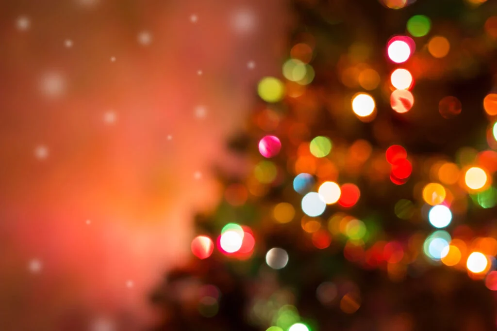 Blurred Christmas tree Seizoensinvloeden en een betere vraagvoorspelling