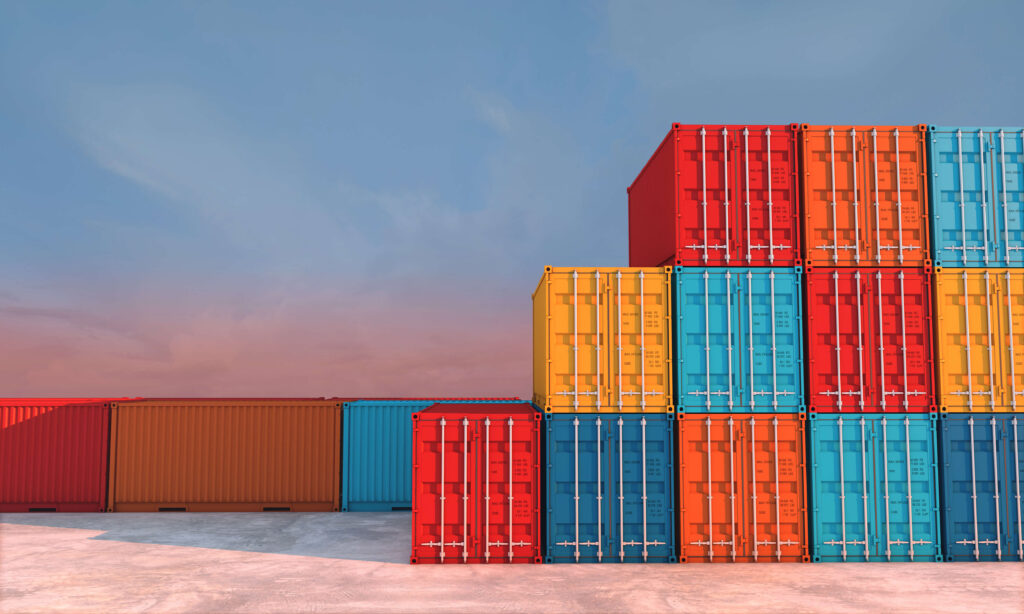 Different coloured shipping containers in a shipping yard what are carrying costs and how do they impact profitability