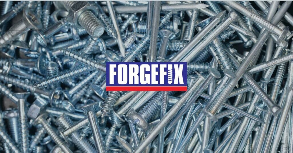 Forgefix logo over background image