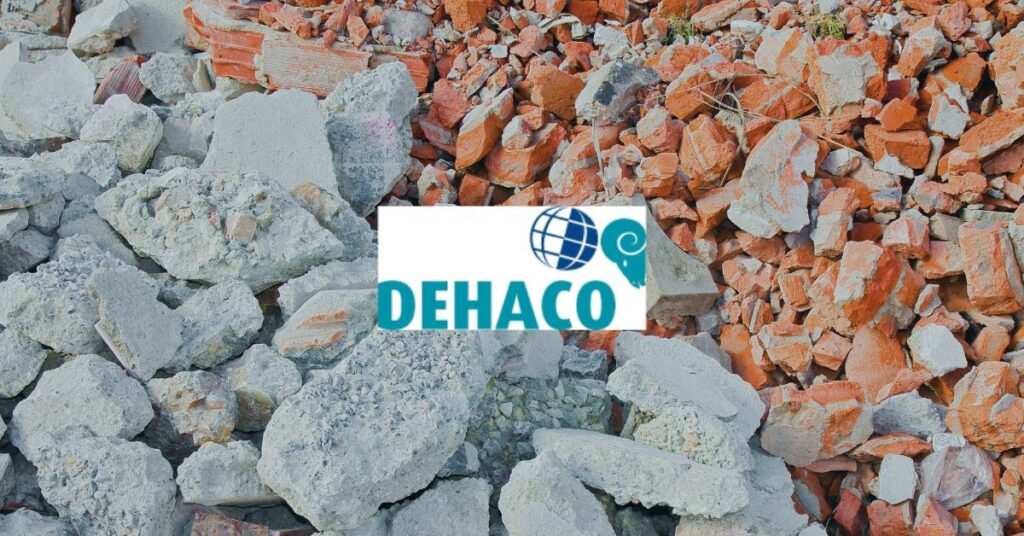Dehaco logo over background image