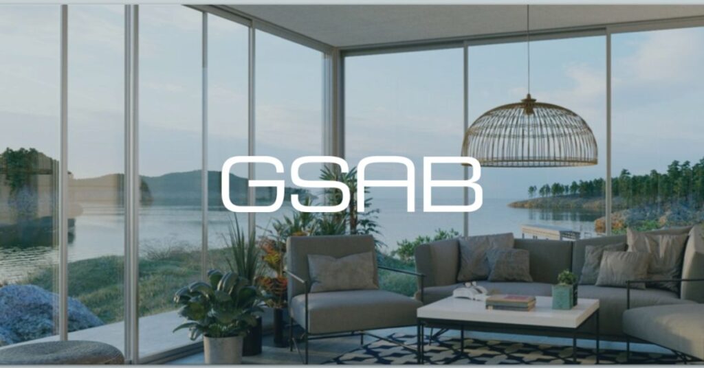 GSAB logo over background image