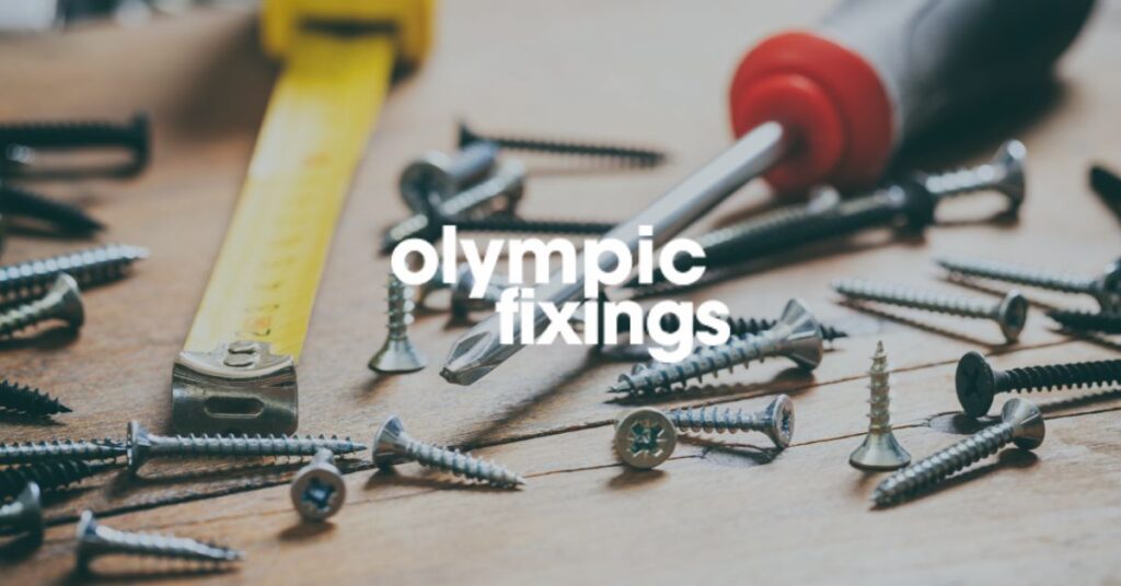 Olympic Fixings logo over background image
