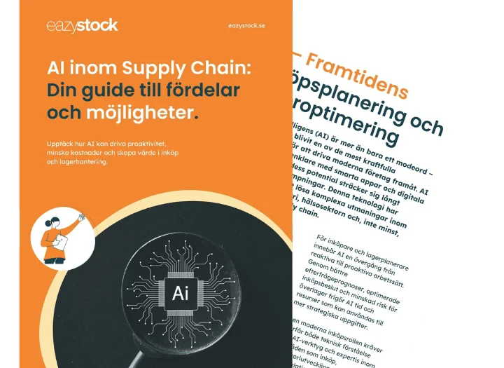 bild på eguiden AI inom supply chain