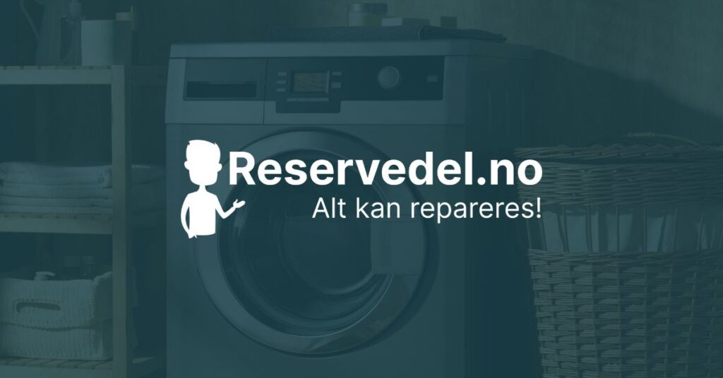 Reservedels logo ovanpå grön bakgrund