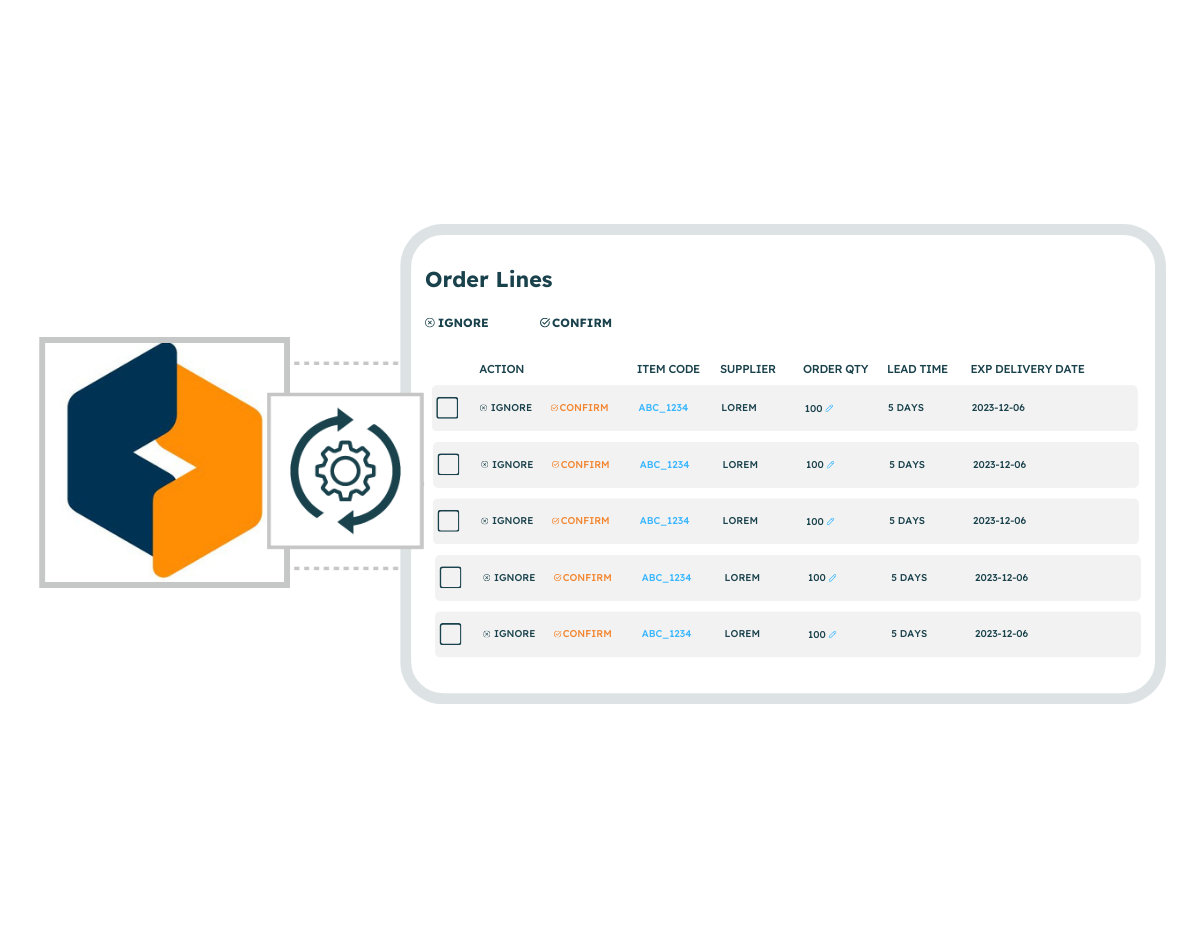 Visma Net och EazyStocks Order lines