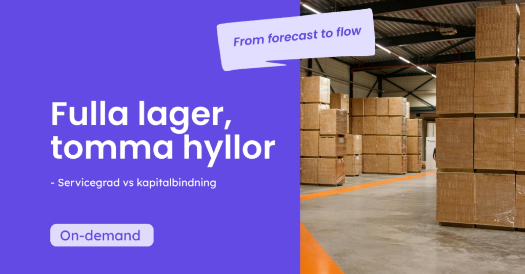 Fulla lager tomma hyllor on-demand webinar
