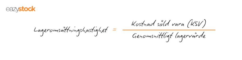 Formel lageromsättningshastighet