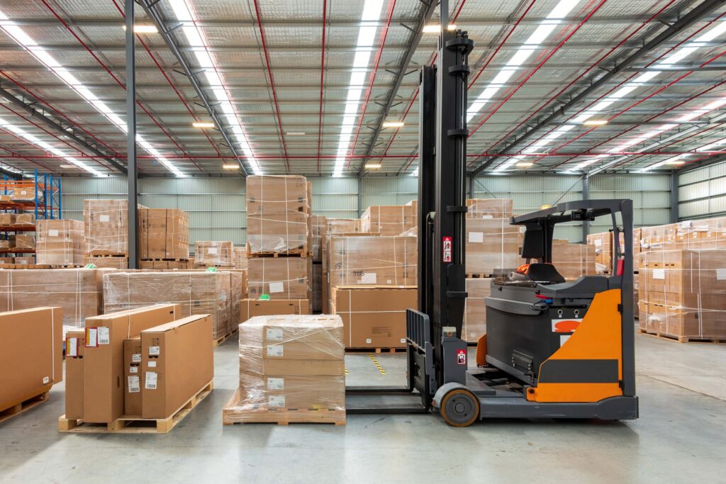 A forklift next to pallets of boxes in a warehouse
Inventory optimisation ensures the inventory held at your decoupling point is substantial enough to manage uncertainty but lean enough to prevent tying up capital in non-movers.