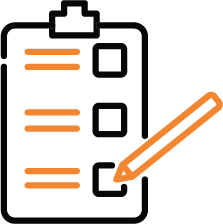 Checklist icon for demand forecasting software