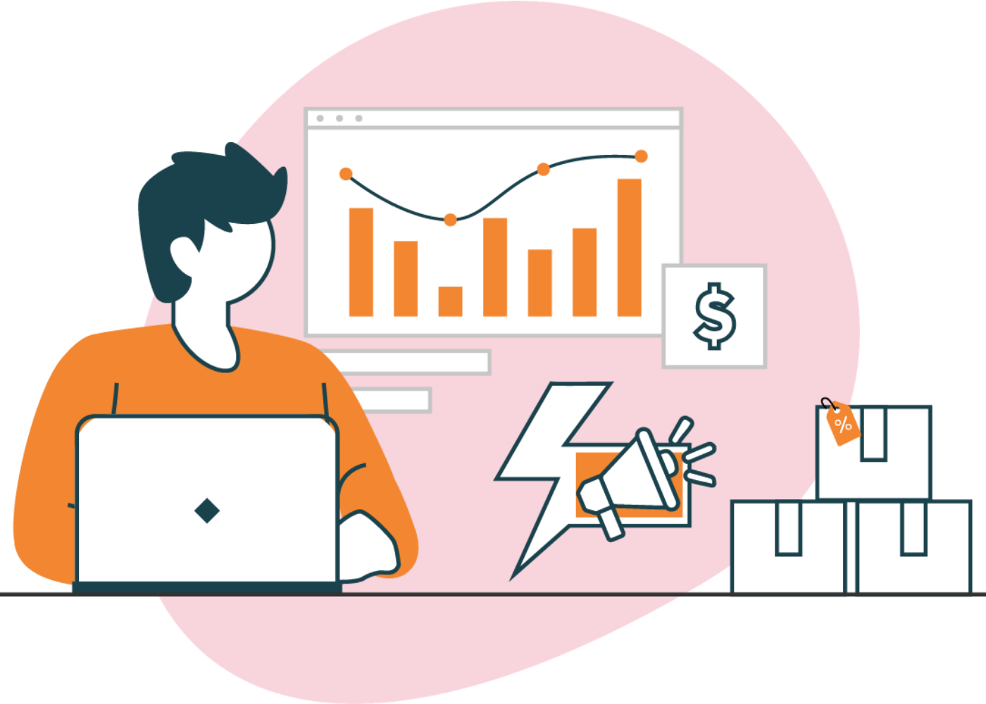 How sales promotions forecasting software works illustration by EazyStock